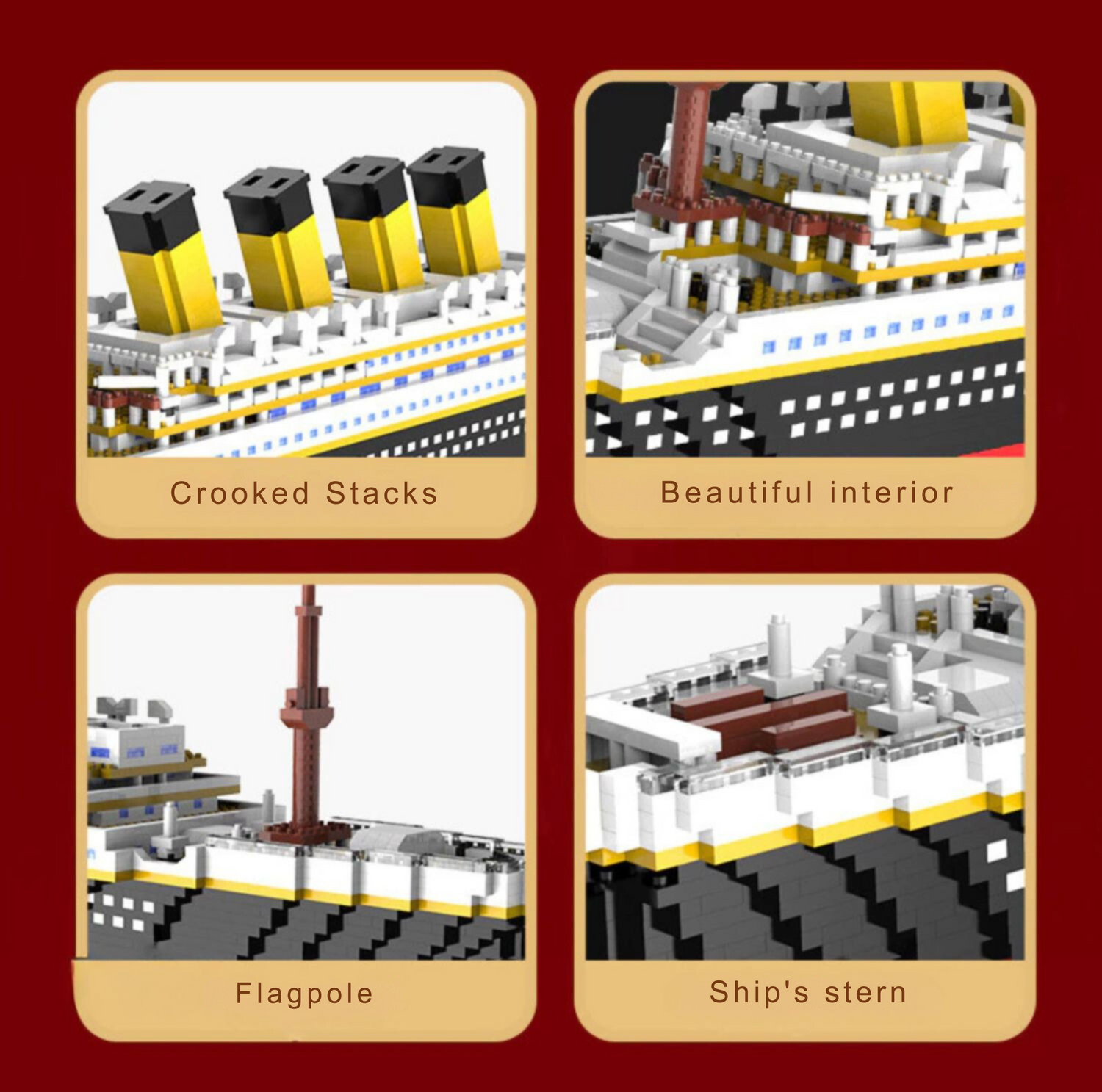 Serenosole™ ShipCraft Titanic Construction Kit | Create an iconic ship with your own hands