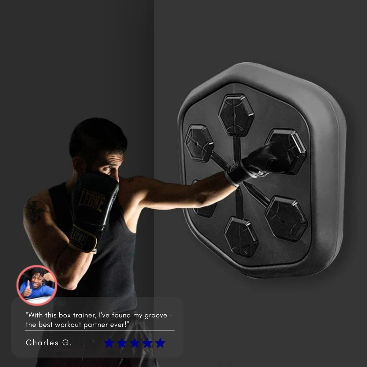 Serenosole™ SyncFit BoxTrainer | Workout with Beats that Keep You Moving (+ FREE Boxing Gloves)