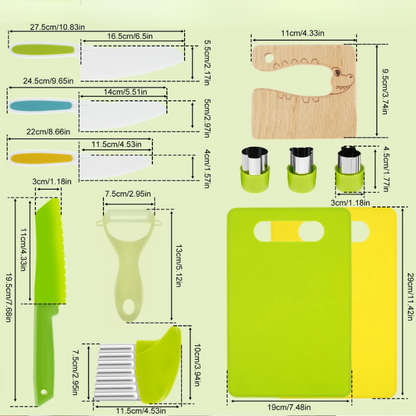 Serenosole™ TinyChef Kids Knife Set | Let your little one cook up some fun | Ultimate Kid-friendly Knife Set 2024