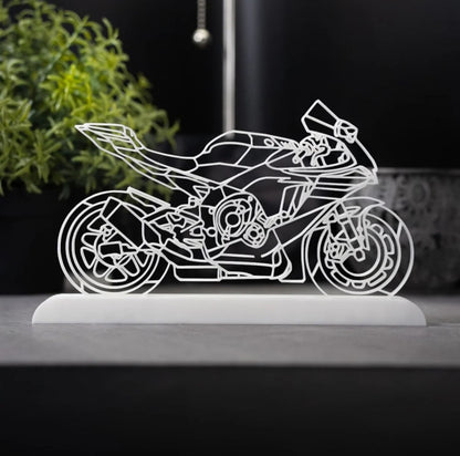 Serenosole™ MotoVibe Motorcycle Figure | Sleek, high-quality piece that’ll make any biker’s heart race | Perfect Bike Figurine 2024