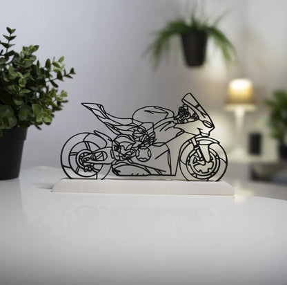 Serenosole™ MotoVibe Motorcycle Figure | Sleek, high-quality piece that’ll make any biker’s heart race | Perfect Bike Figurine 2024