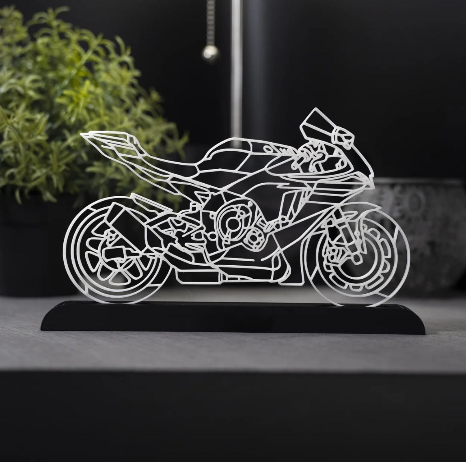 Serenosole™ MotoVibe Motorcycle Figure | Sleek, high-quality piece that’ll make any biker’s heart race | Perfect Bike Figurine 2024