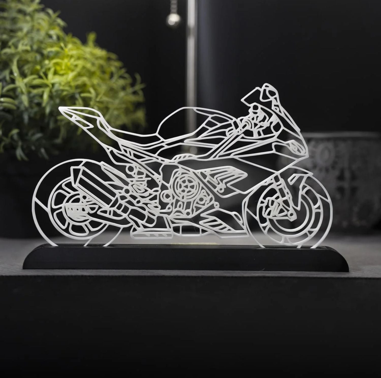 Serenosole™ MotoVibe Motorcycle Figure | Sleek, high-quality piece that’ll make any biker’s heart race | Perfect Bike Figurine 2024