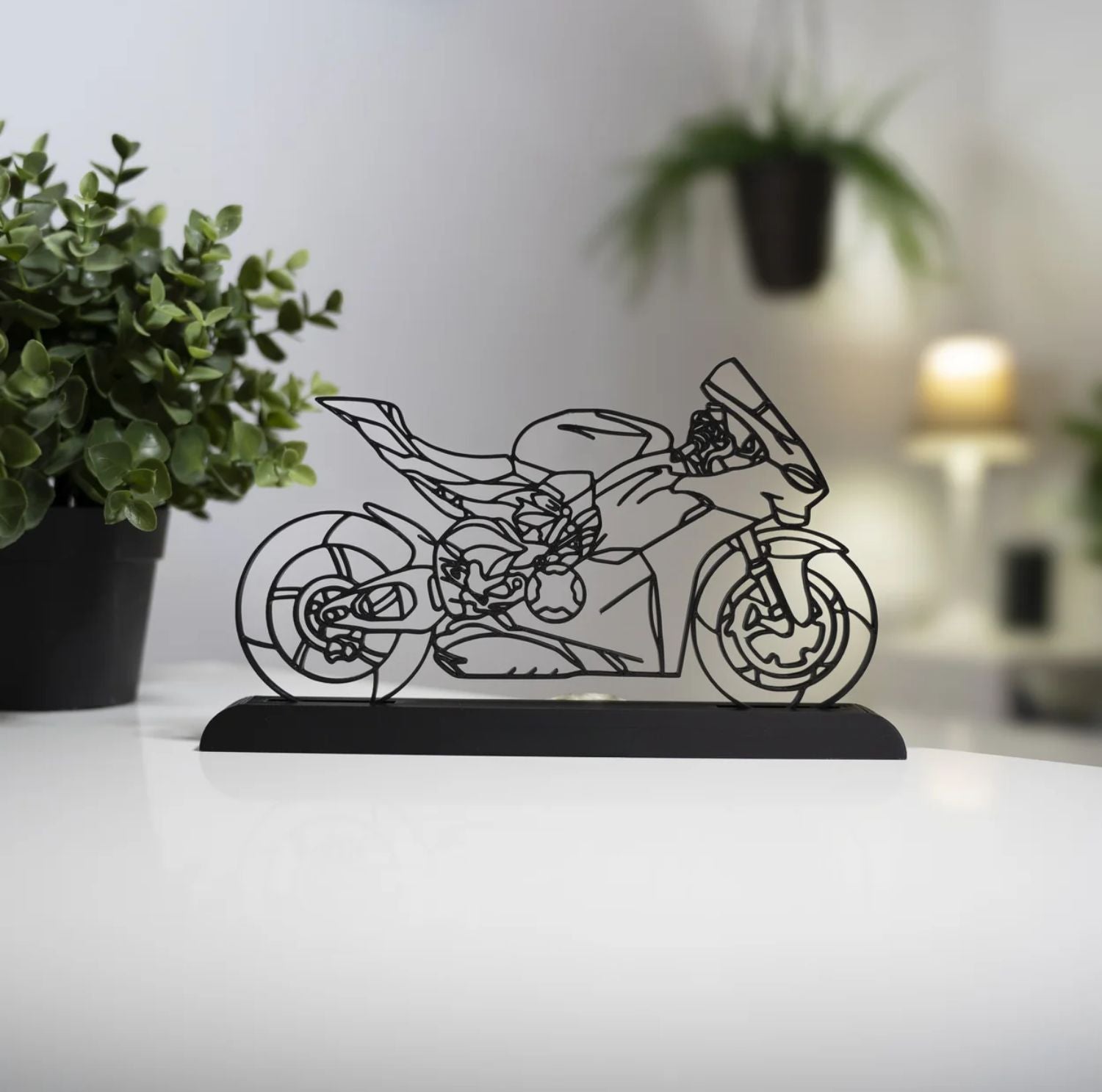 Serenosole™ MotoVibe Motorcycle Figure | Sleek, high-quality piece that’ll make any biker’s heart race | Perfect Bike Figurine 2024