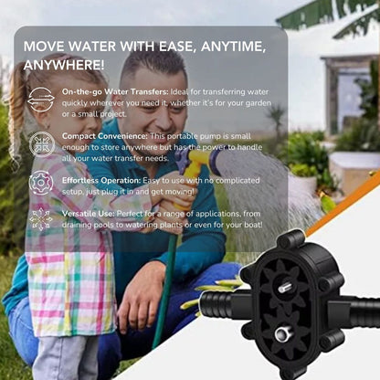 Serenosole™ FlowMate Transfer Pump Portable | Quickly and easily transfer water anywhere | Ultimate Compact Pump 2024